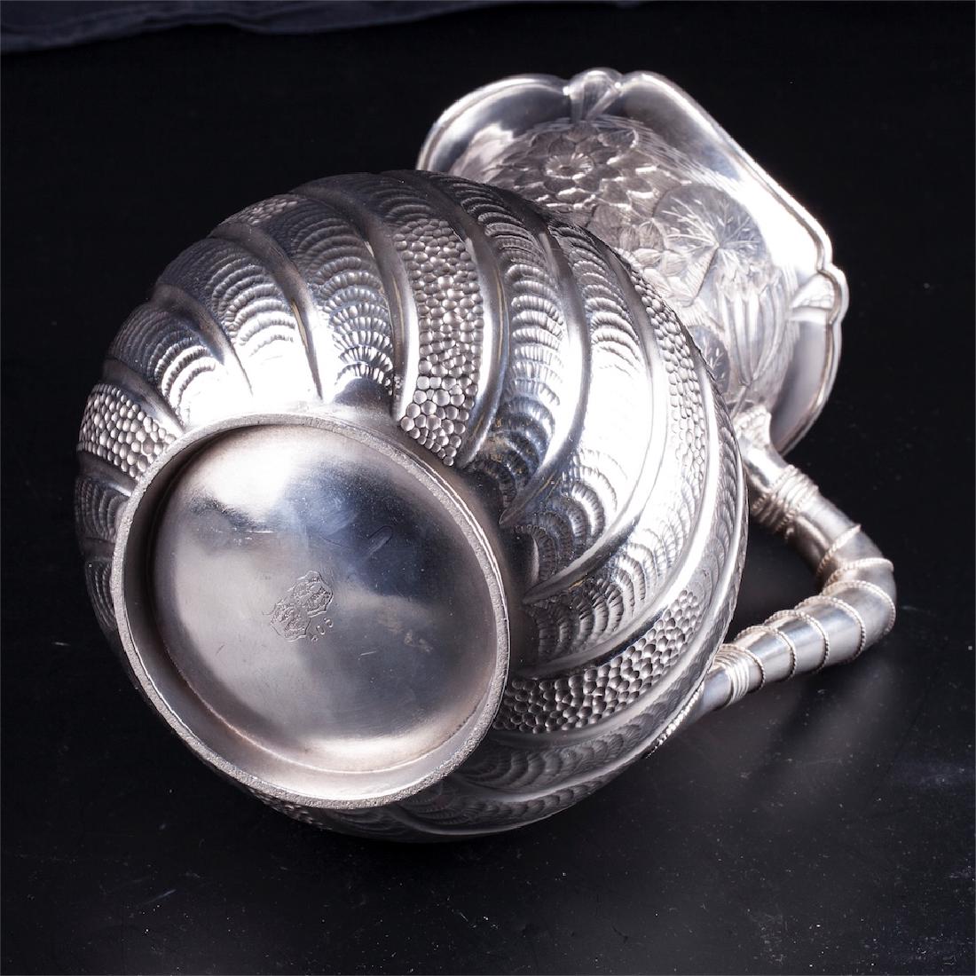 Antique silver plated water jug — image 4