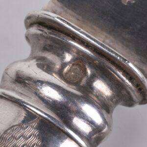 French silver set of 2 pieces for meat — image 4