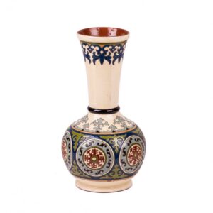 Russian majolika vase with arabesque decor — image 1