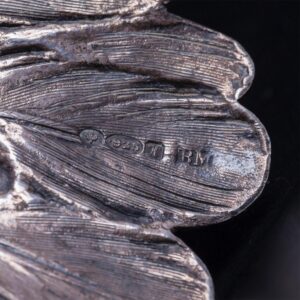 Sterling silver figure of a cock — image 6