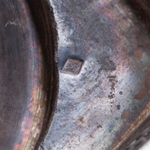 French silver and glass goblet in Empire style — image 7