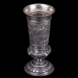 Huge antique German silver goblet — image 4