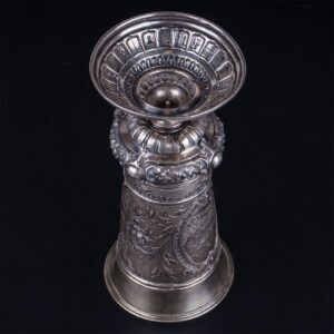 Huge antique German silver goblet — image 8