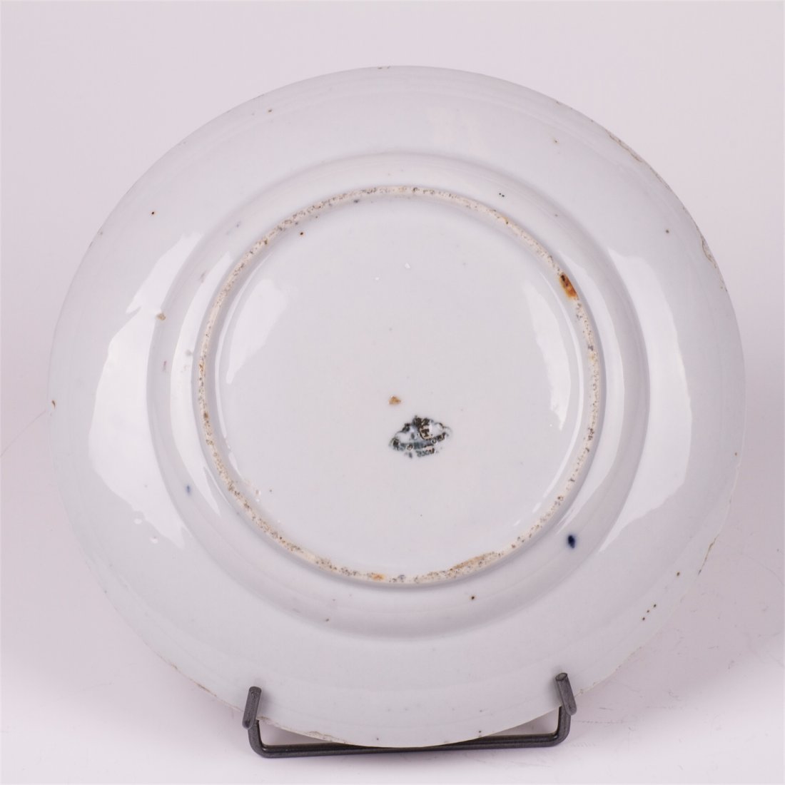 Russian porcelain plate with floral decor — image 2