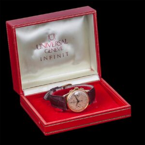 Wrist 18K gold men's watch "Universal" — image 1