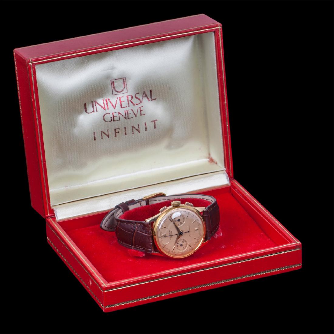 Wrist 18K gold men's watch "Universal" — image 1