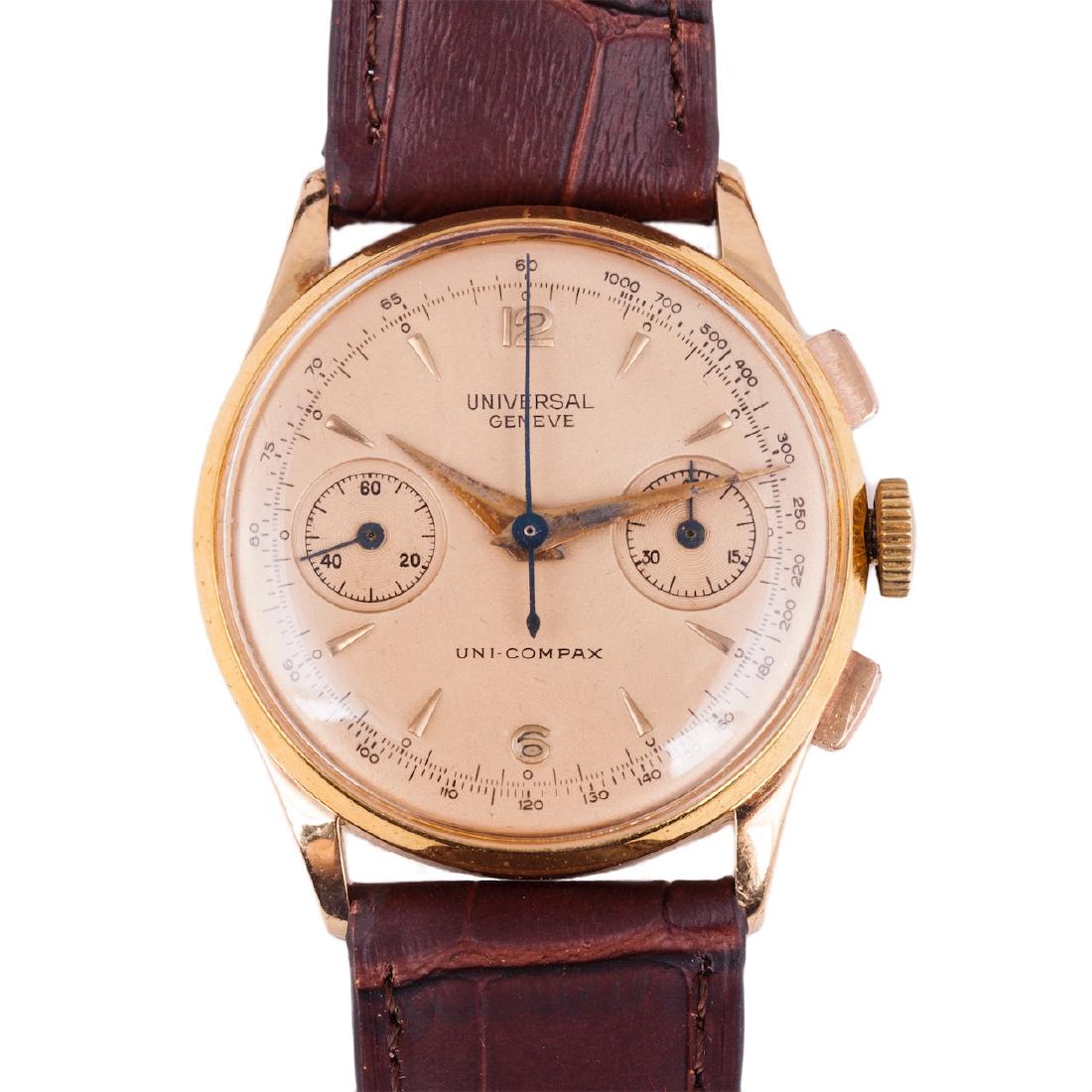 Wrist 18K gold men's watch "Universal" — image 2