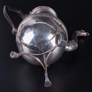 Antique French silver coffee set of 3 parts — image 10