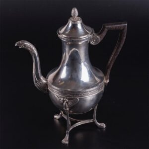 Antique French silver coffee set of 3 parts — image 3