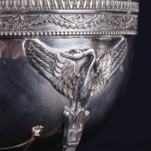 Antique French silver coffee set of 3 parts — image 5