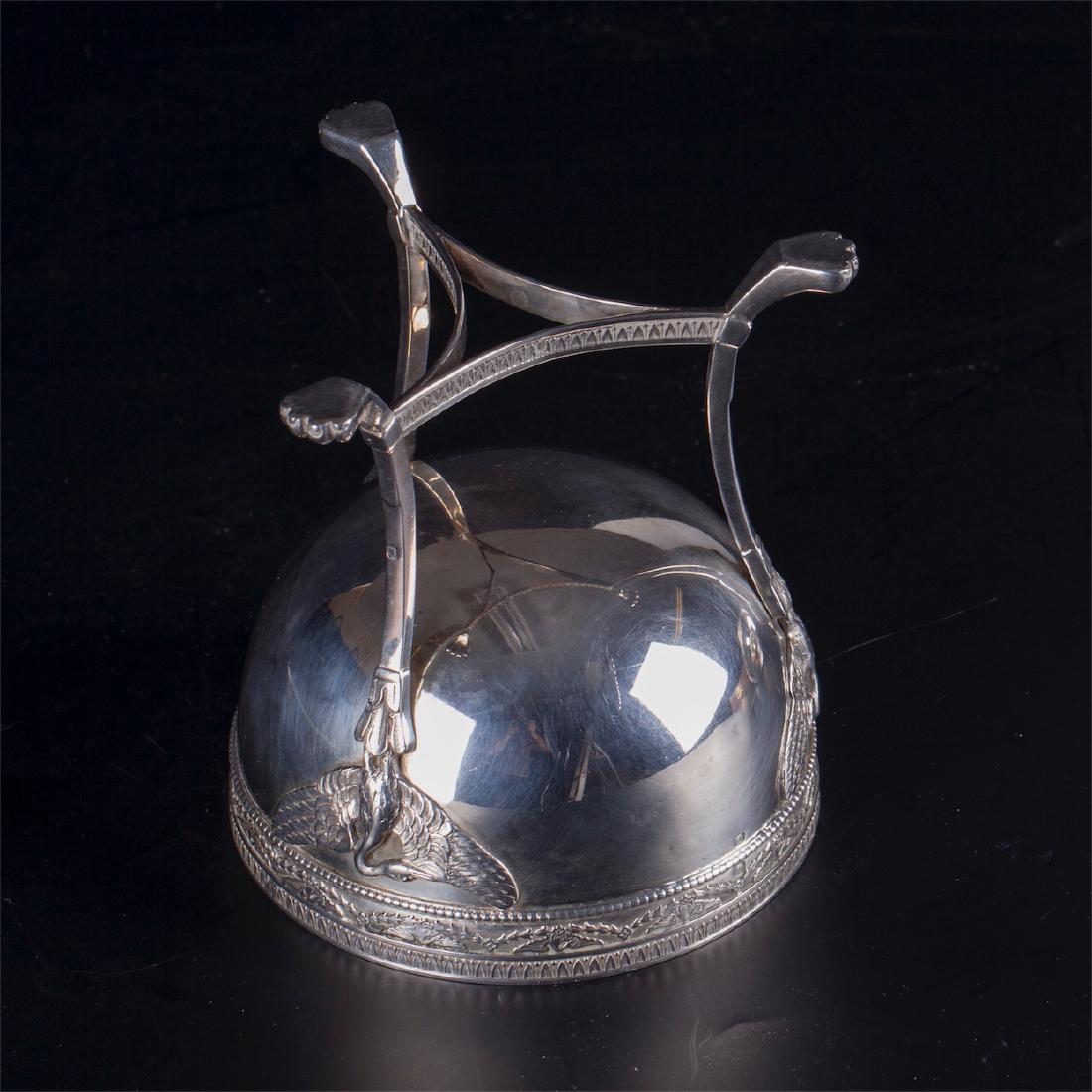 Antique French silver coffee set of 3 parts — image 6