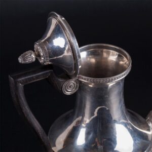 Antique French silver coffee set of 3 parts — image 9