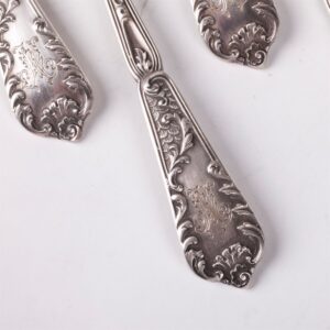 Antique set of 12 forks for oyster — image 4