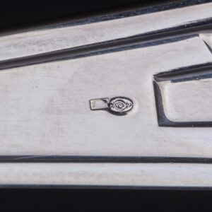 New Cartier 24K set of 6 silver teaspoons with gold — image 4