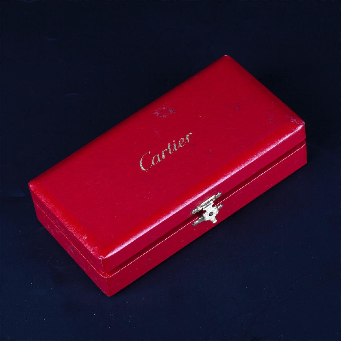 New Cartier 24K set of 6 silver teaspoons with gold — image 6