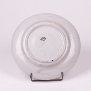 Russian porcelain plate with floral decor — image 2