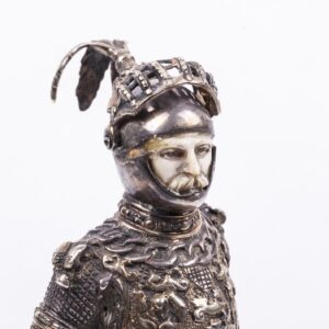 Antique sterling silver knight figure. Sterling silver — image 2
