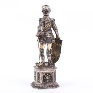 Antique sterling silver knight figure. Sterling silver — image 7