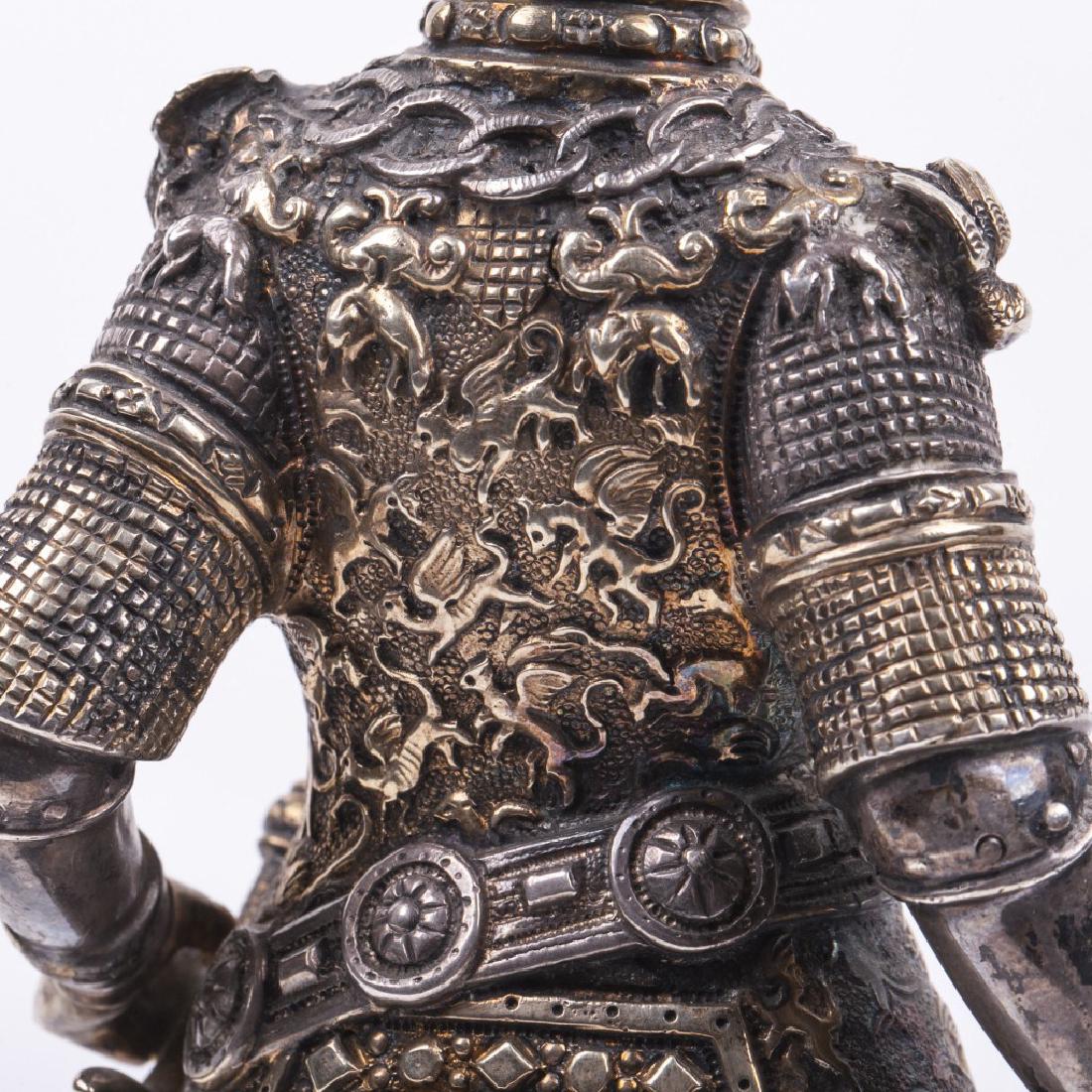 Antique sterling silver knight figure. Sterling silver — image 9