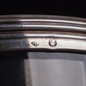 Massive "Hermes" cut glass and silver caviar bowl — image 8