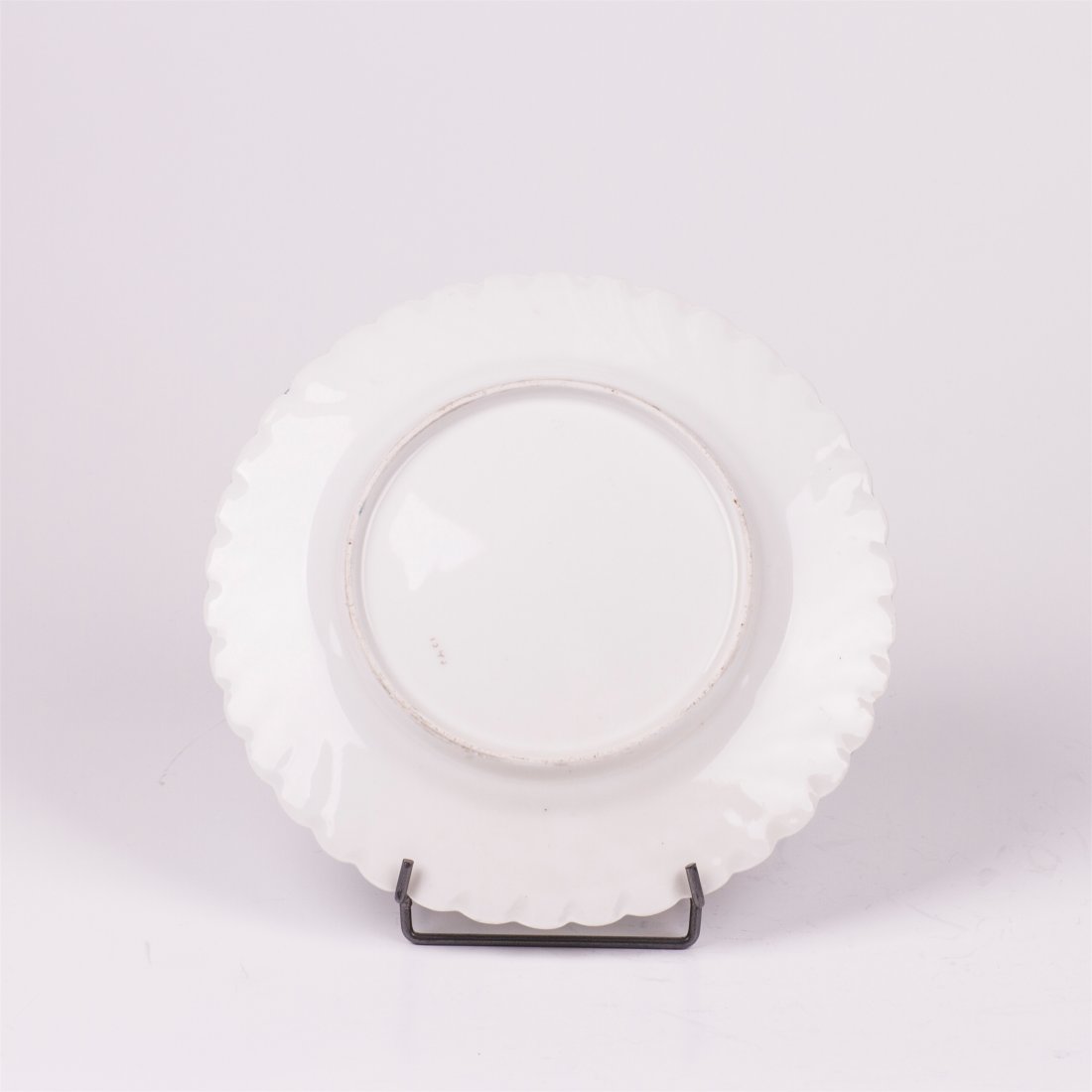 Russian porcelain plate with peasant dance scene — image 2