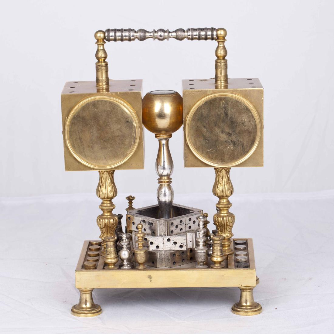 Tiffany desk chess and gambling compendium clock — image 4