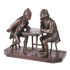 Bronze figure "Gamblers" — image 1