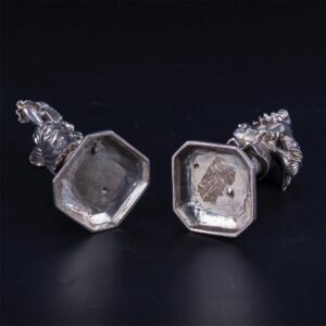 Pair of silver figures. 19 century — image 4