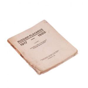 Book "Russian Placards" with 22 colour prints by V. — image 1