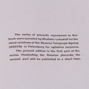 Book "Russian Placards" with 22 colour prints by V. — image 4