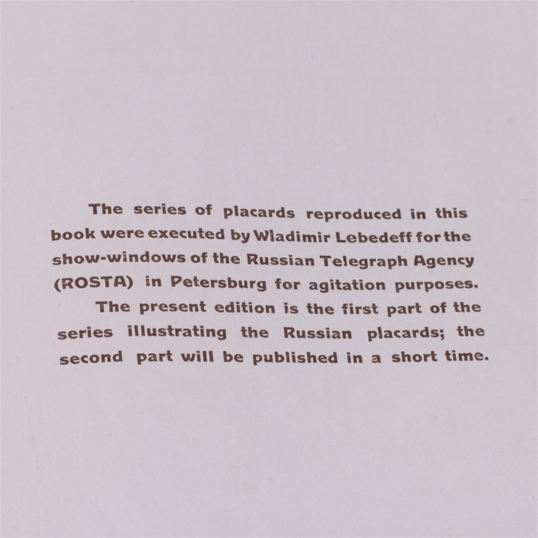 Book "Russian Placards" with 22 colour prints by V. — image 4