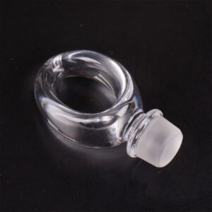 Cartier decanter with silver rope collar & 2 silver — image 10
