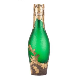 Huge Green Glass Vase by Francois-Theodore Legras — image 1