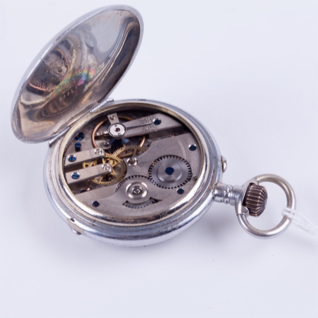 Triple calender with moonphase pocket watch. — image 2