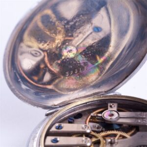 Triple calender with moonphase pocket watch. — image 4