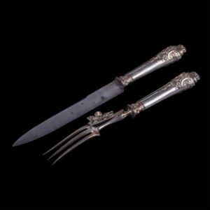 Antique French serving set for meat — image 4