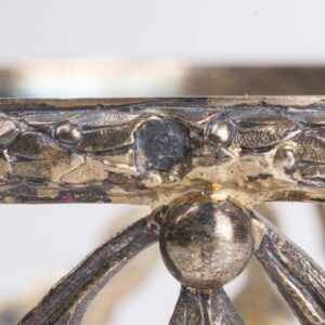 Antique French silver-gilt and tea holder with a glass — image 5