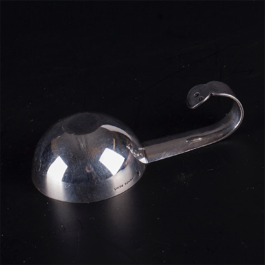 Hermes antique French silver small kovsh for wine — image 3
