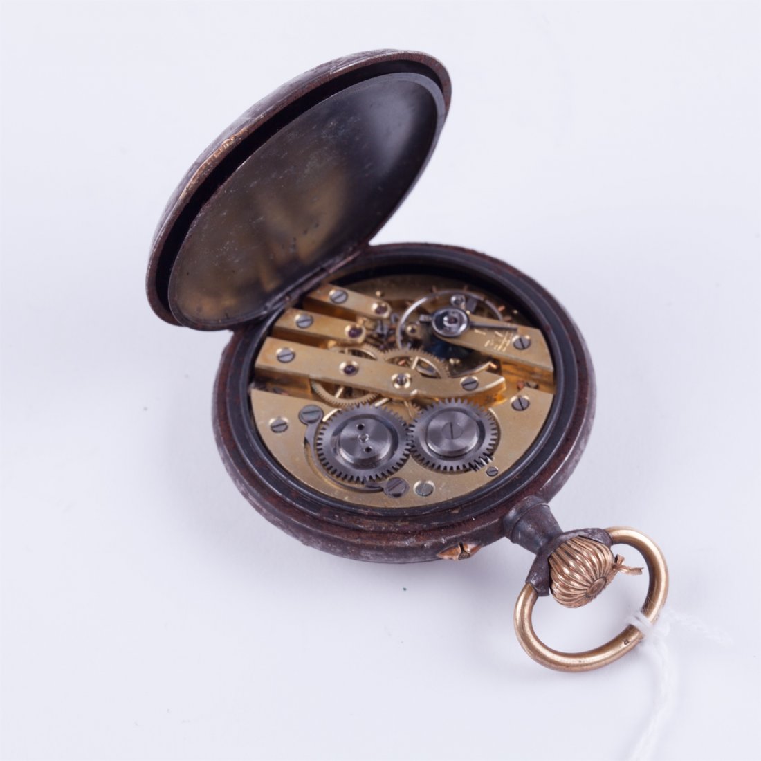 Triple calender with moonphase pocket watch. — image 3