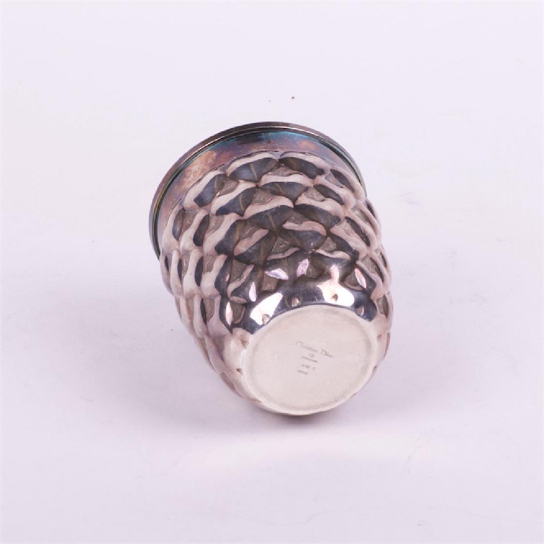 Christian Dior antique sterling silver cup/glass — image 3