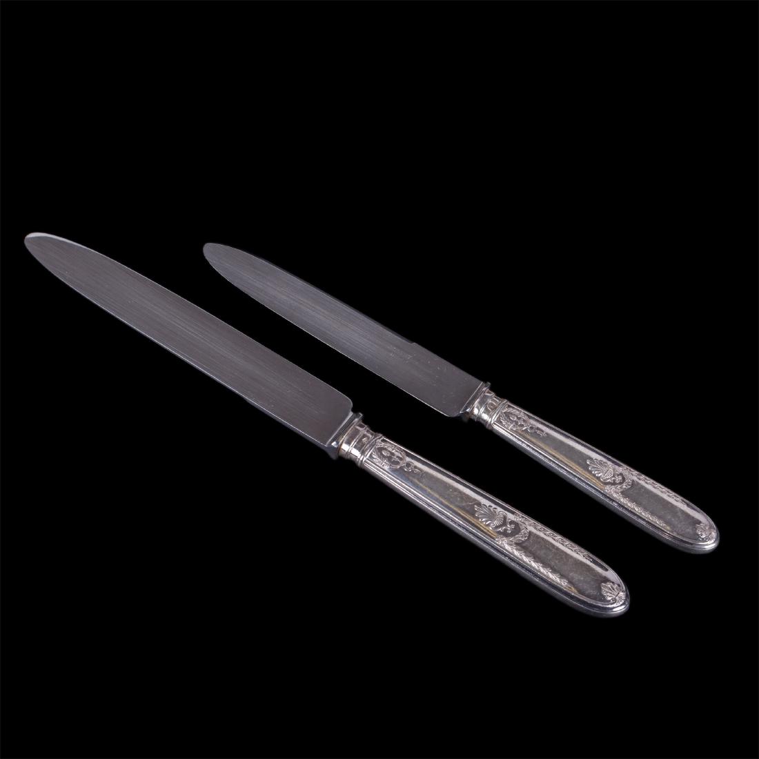 Antique silver serving set of 135 pieces — image 3