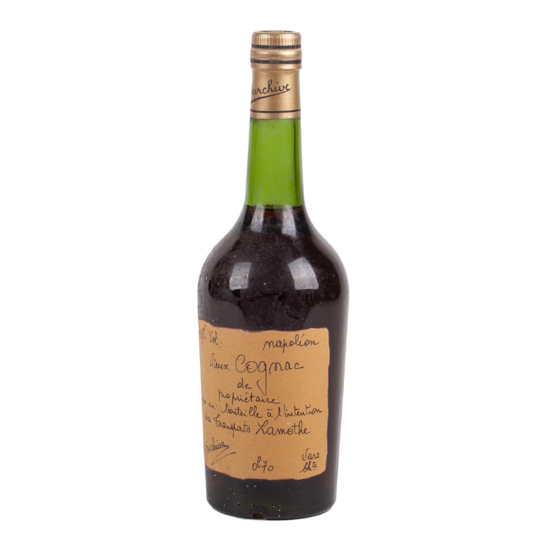Napoleon cognac with a hand written label — image 1
