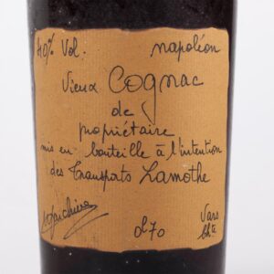 Napoleon cognac with a hand written label — image 2