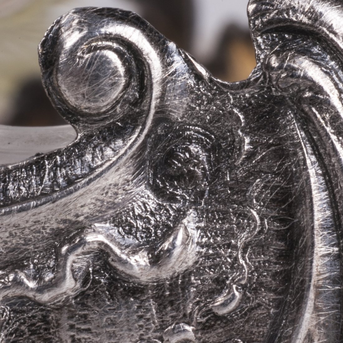 Silver French set of saltcellars in a box — image 4