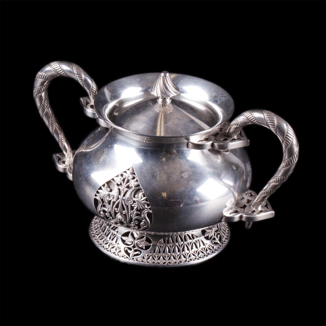 Boucheron vintage silver sugar bowl — image 1