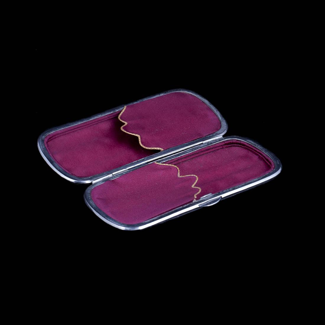Antique French tortoise shell cigar case — image 4