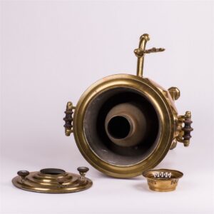 Russian brass samovar in the shape of "vase" — image 3
