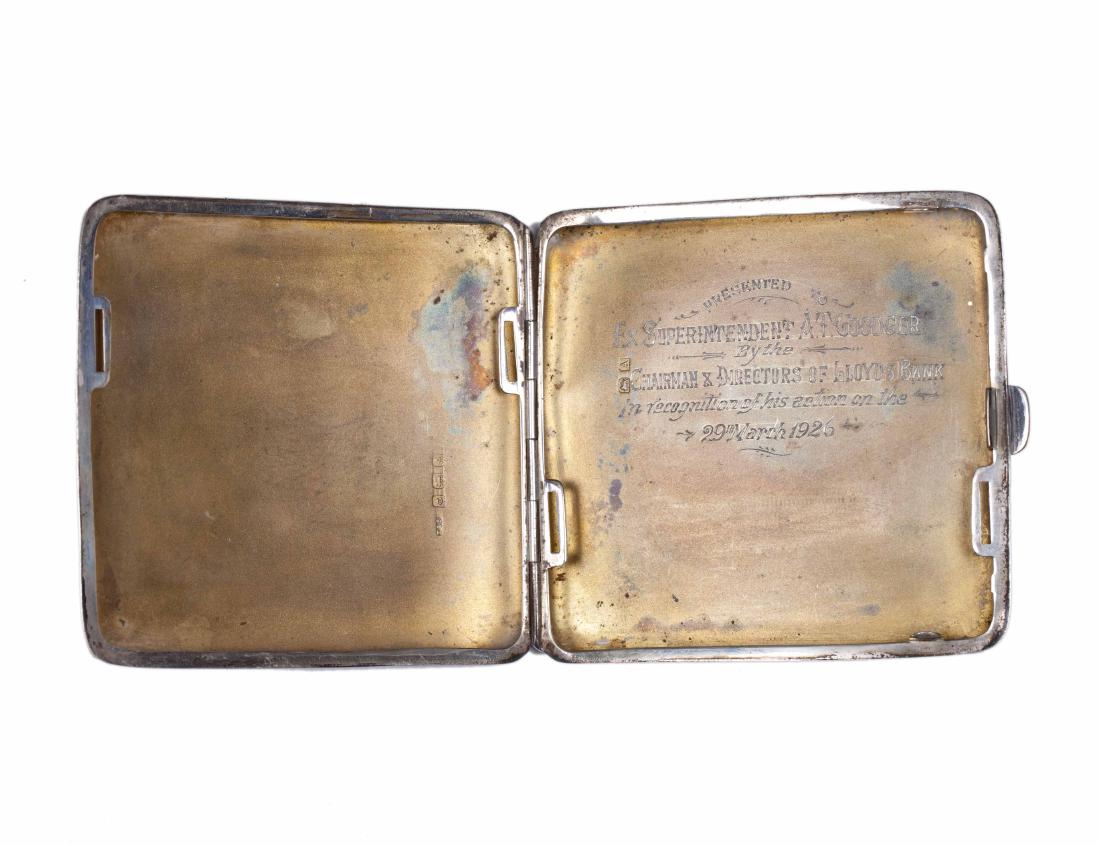 Sterling silver and enamel cigarette case — image 2