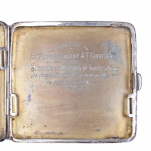 Sterling silver and enamel cigarette case — image 3