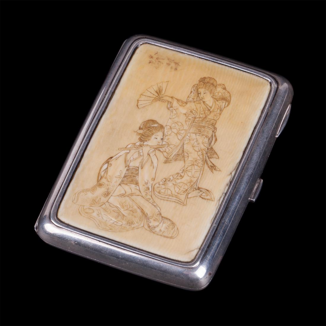 Antique Finland silver cigarette case. — image 1